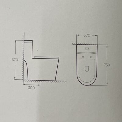 Bàn cầu một khối F303