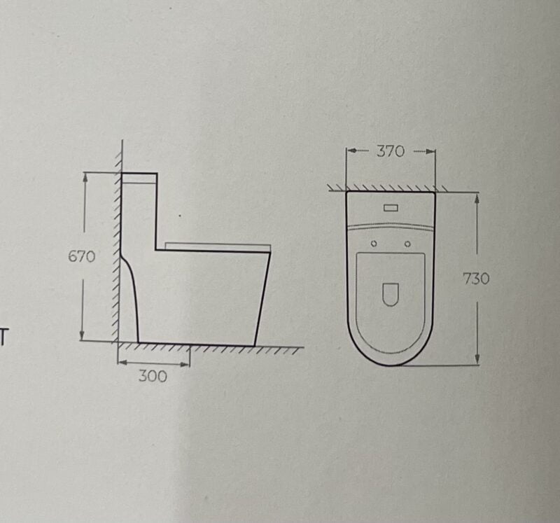 Bàn cầu một khối F303