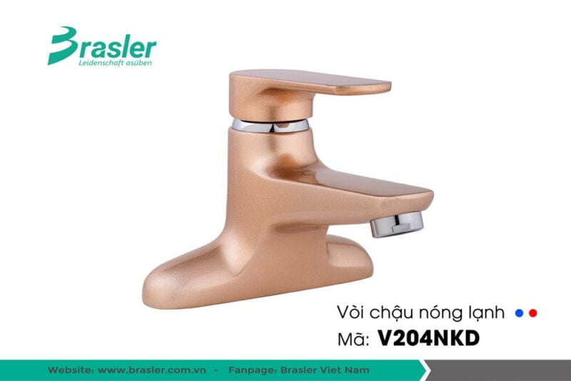 Vòi chậu lavabo nóng lạnh V204NKD