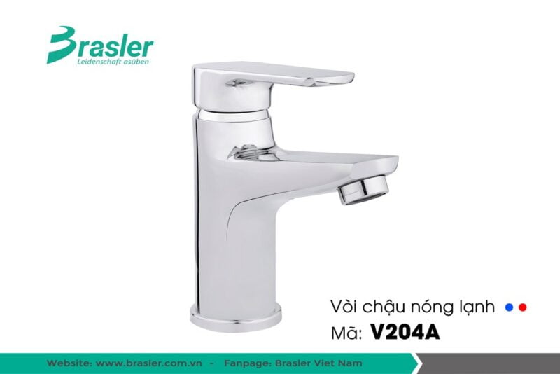 Vòi chậu lavabo nóng lạnh V204 -V204A