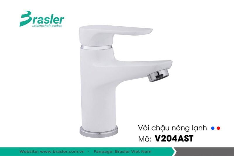 Vòi chậu lavabo nóng lạnh V204ST-V204AST